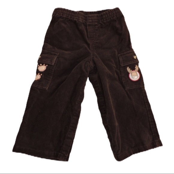 Talbots Kids Reindeer Christmas Pants 24M - Picture 2 of 5